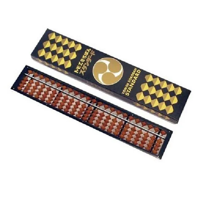 日本 TOMOE SOROBAN 木製珠算算盤 4x23檔(木框+木頭算盤珠)A款 歷史價格詳細信息