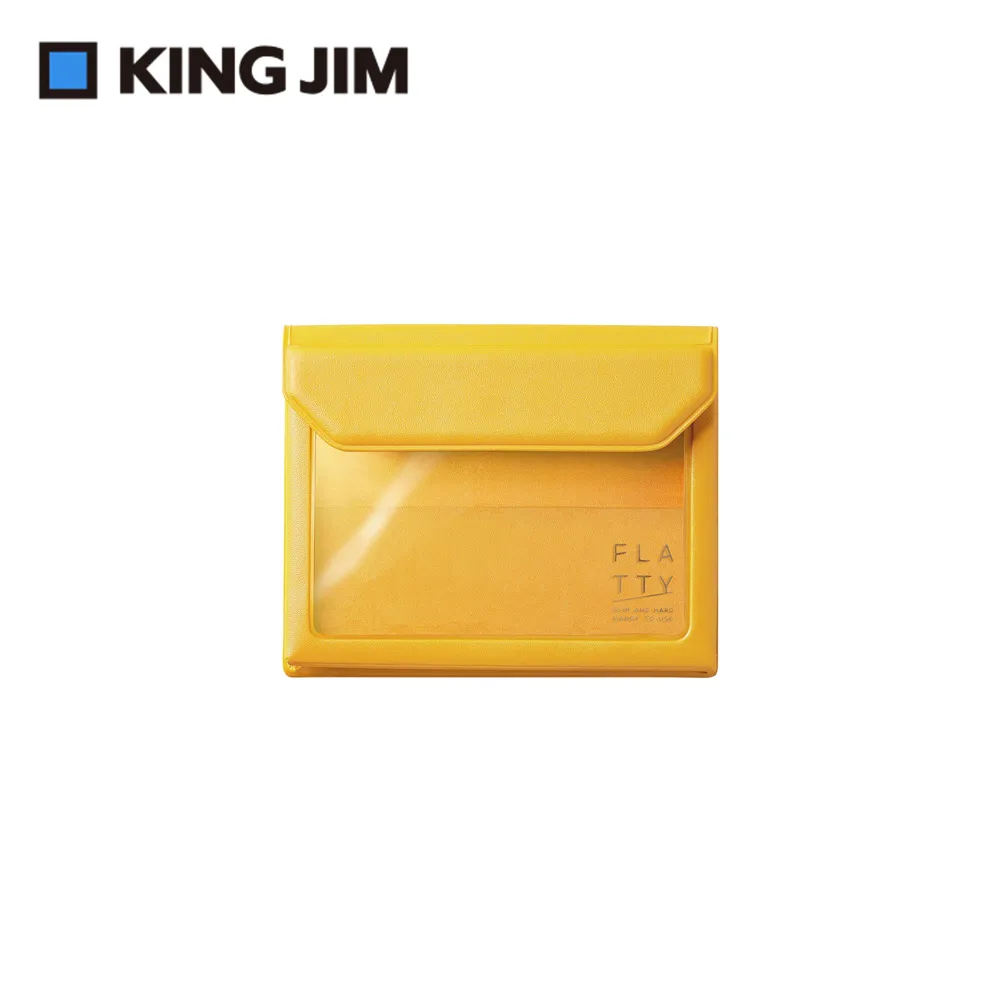 【KING JIM】5356 FLATTY 紅色 多用途收納袋(名片尺寸) 歷史價格詳細信息