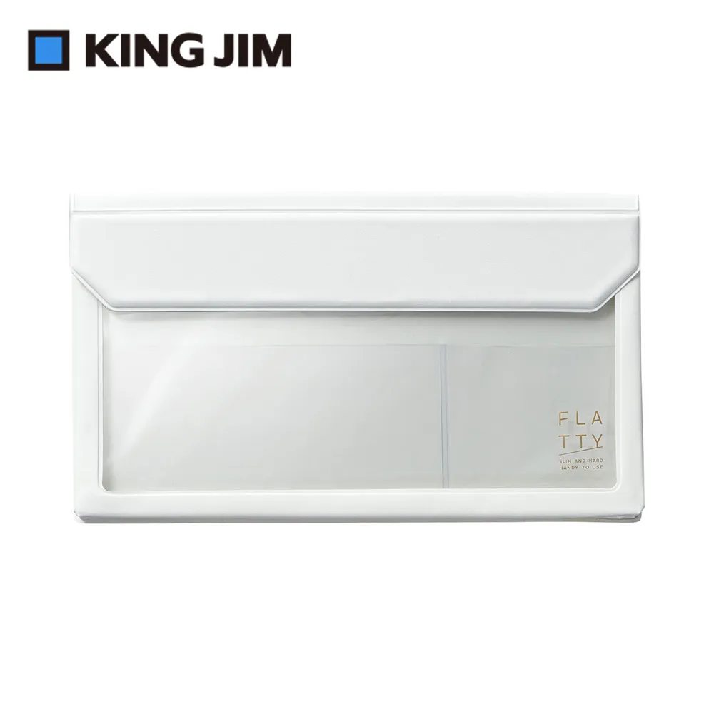 【KING JIM】5362 FLATTY 灰藍色 多用途收納袋(信封尺寸) 歷史價格詳細信息