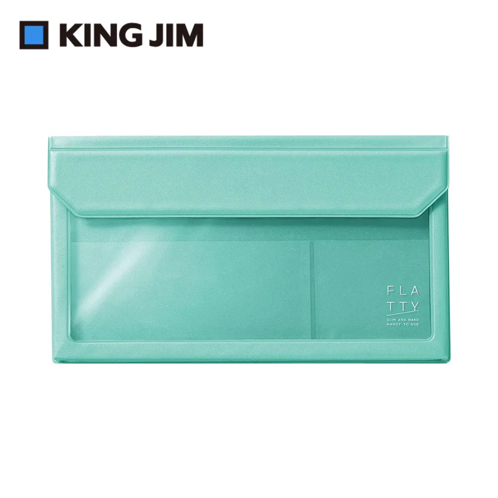 【KING JIM】5362 FLATTY 灰藍色 多用途收納袋(信封尺寸) 歷史價格詳細信息