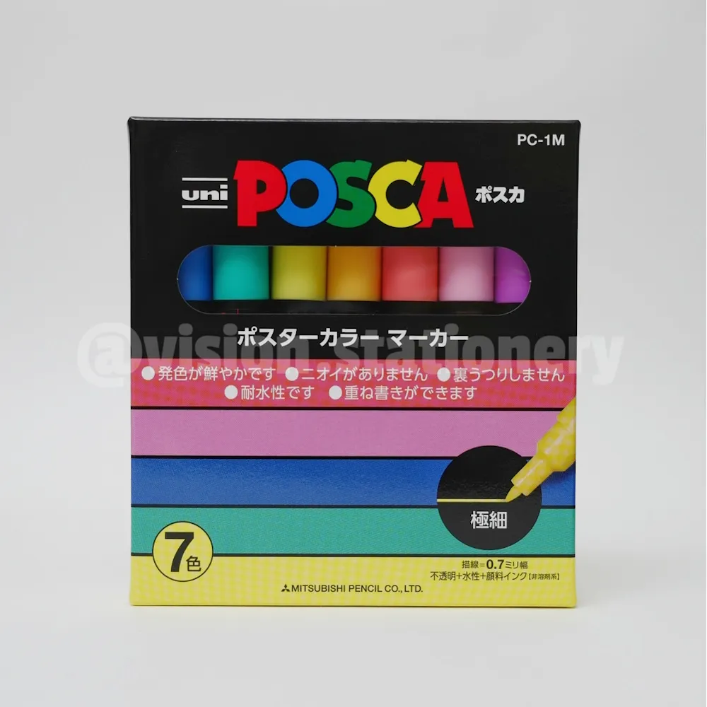 日本 三菱 uni POSCA 水性麥克筆 細字PC-3M 15色 主色系 歷史價格詳細信息