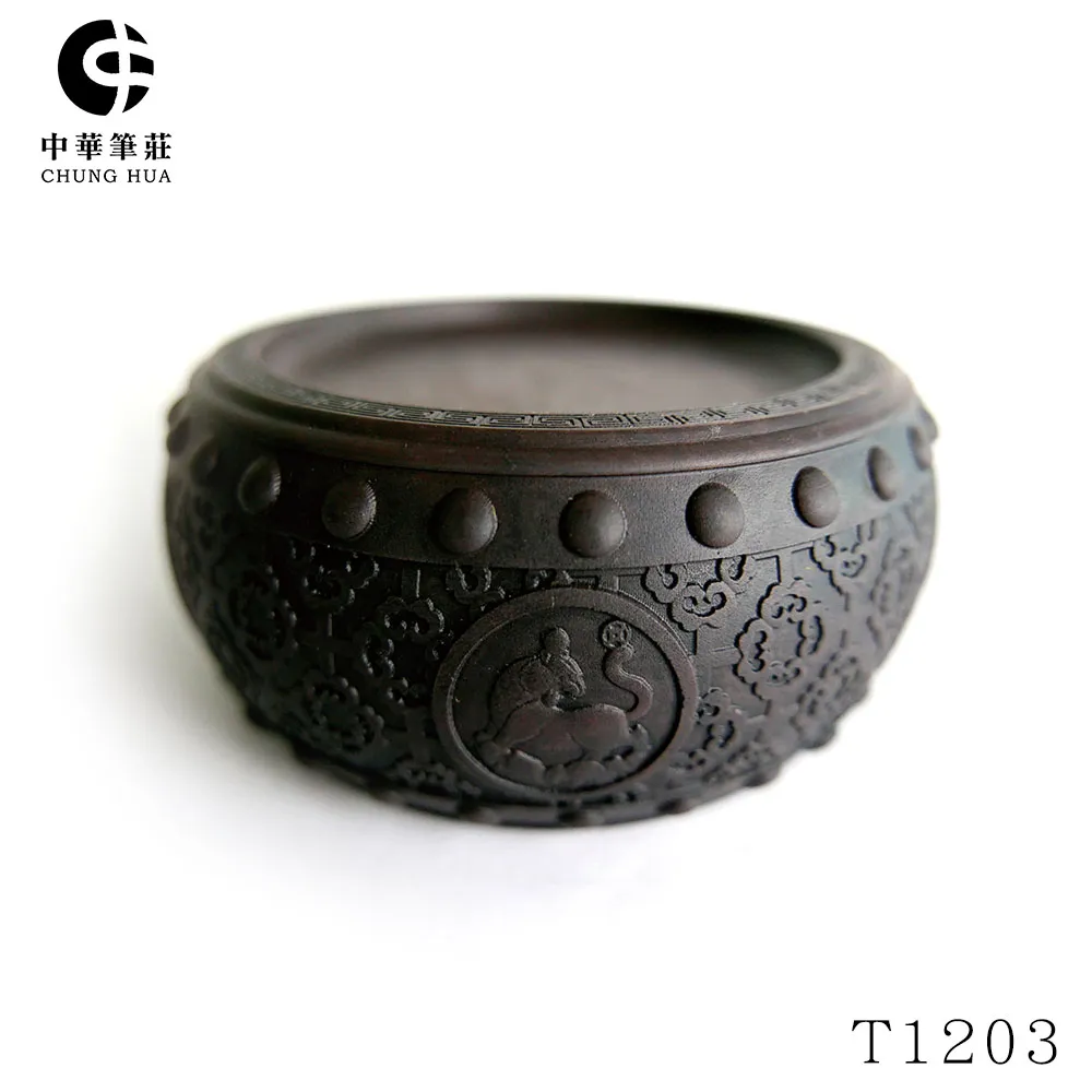 15cm 生肖鼓硯-鼠 石雕硯台／水盂筆洗 ◆肇慶端硯名硯 歷史價格詳細信息