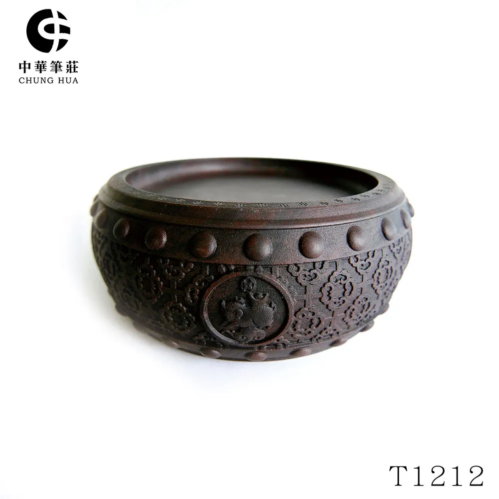 15cm 生肖鼓硯-鼠 石雕硯台／水盂筆洗 ◆肇慶端硯名硯 歷史價格詳細信息