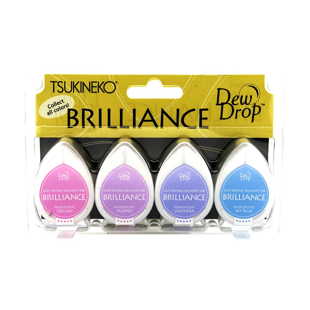 【Tsukineko】BD-404 亮彩水滴印台四色組-調色盤 歷史價格詳細信息