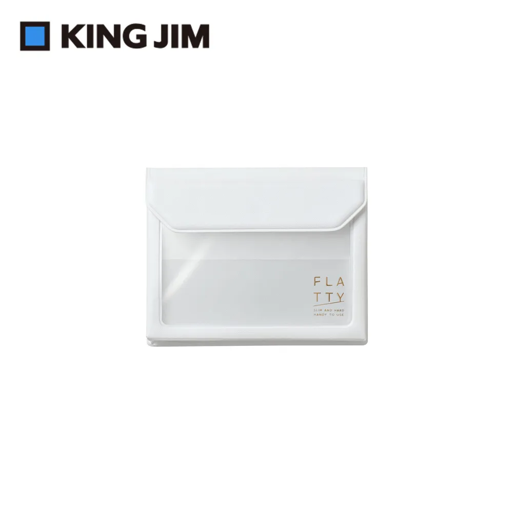 【KING JIM】5356 FLATTY 紅色 多用途收納袋(名片尺寸) 歷史價格詳細信息