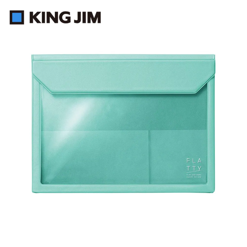 【KING JIM】5364 FLATTY 灰藍色 多用途收納袋(A5) 歷史價格詳細信息