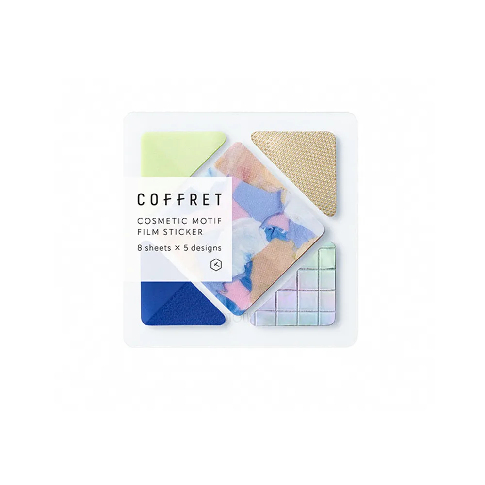 【KING JIM】HITOTOKI COFFRET 調色盤薄膜貼紙 方塊 地平線藍 歷史價格詳細信息