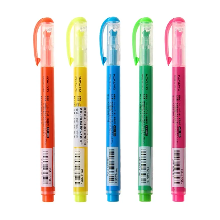 日本KOKUYO雙色螢光筆Beetle Tip dual color PM-L313-3S(淡色版；3入組) 歷史價格詳細信息