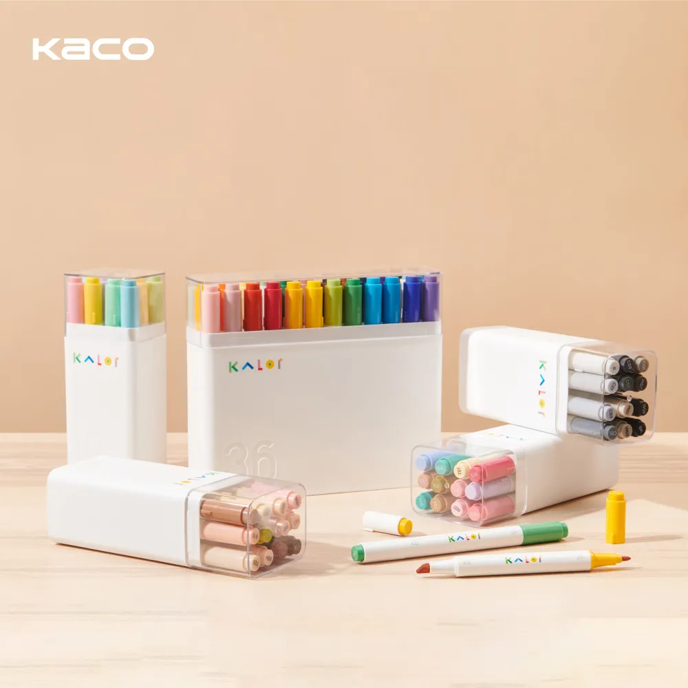 【KACO】KALOR綺采 36色可水洗雙頭柔繪筆套組 (台灣現貨) 可水洗 彩繪筆 顏色筆 軟頭筆 手帳筆 畫筆 繪畫 歷史價格詳細信息