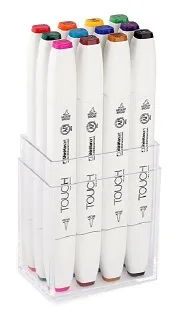 韓國 TOUCH SHINHAN 新韓 Touch Markers 雙頭 麥克筆 12色/冷灰色單色6支組 歷史價格詳細信息