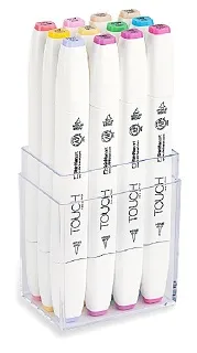 韓國 TOUCH SHINHAN 新韓 Touch Markers 雙頭 麥克筆 12色/冷灰色單色6支組 歷史價格詳細信息