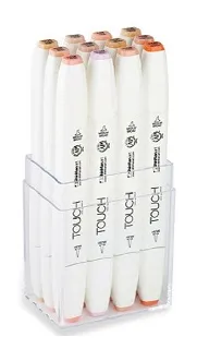 韓國 TOUCH SHINHAN 新韓 Touch Markers 雙頭 麥克筆 12色/冷灰色單色6支組 歷史價格詳細信息
