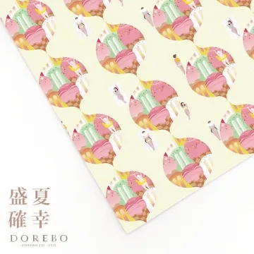 多力波風格圖紙-元宵滾滾(兩大張入)不只是包裝紙，鋼筆也可以書寫哦！ 歷史價格詳細信息