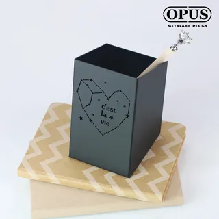 【OPUS東齊金工】歐式鐵藝筆筒-培根(經典黑) 桌上整理 辦公文具 小物收納 收架筒 PE-kn18B 歷史價格詳細信息