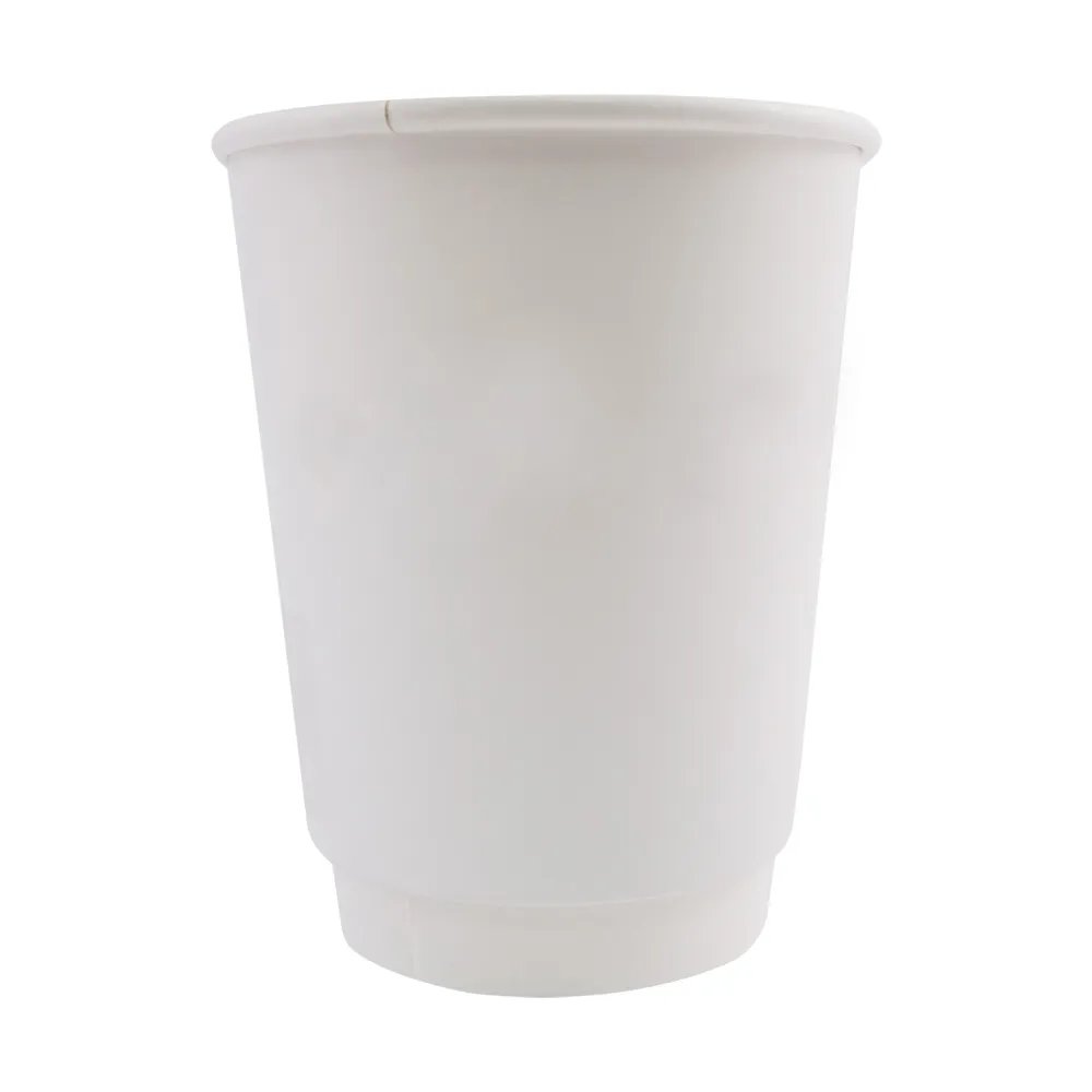 12盎司oz加厚雙層白色牛皮紙杯熱咖啡一次性豆漿奶茶紙杯帶防漏蓋 歷史價格詳細信息