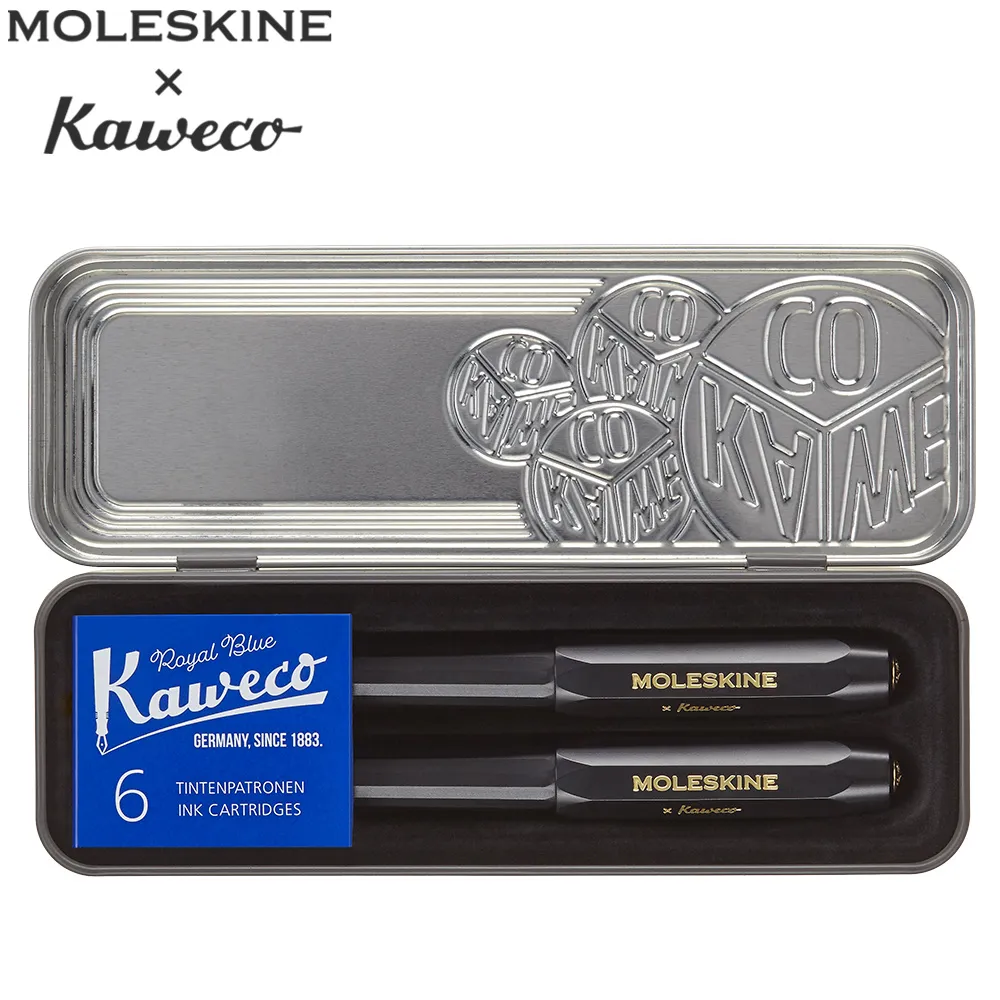MOLESKINE x KAWECO 聯名中性鋼珠筆 0.7mm｜明進文房具 歷史價格詳細信息