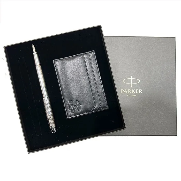 派克 PARKER 新IM 鋼珠筆+牛皮卡片夾禮盒 免費刻字 歷史價格詳細信息