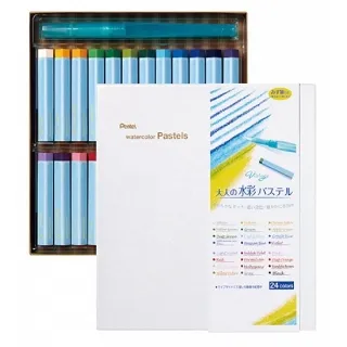 pentel 百點 VISTAGE 36色水溶性蠟筆附水筆 GHW1-36 歷史價格詳細信息