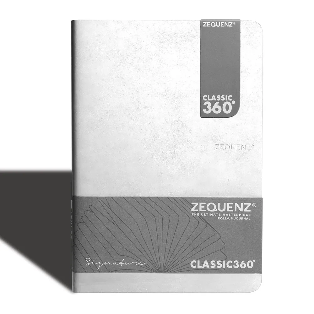 ZEQUENZ 360度輕量可摺疊捲曲筆記本(黑色)(A5)(橫條內頁) 歷史價格詳細信息
