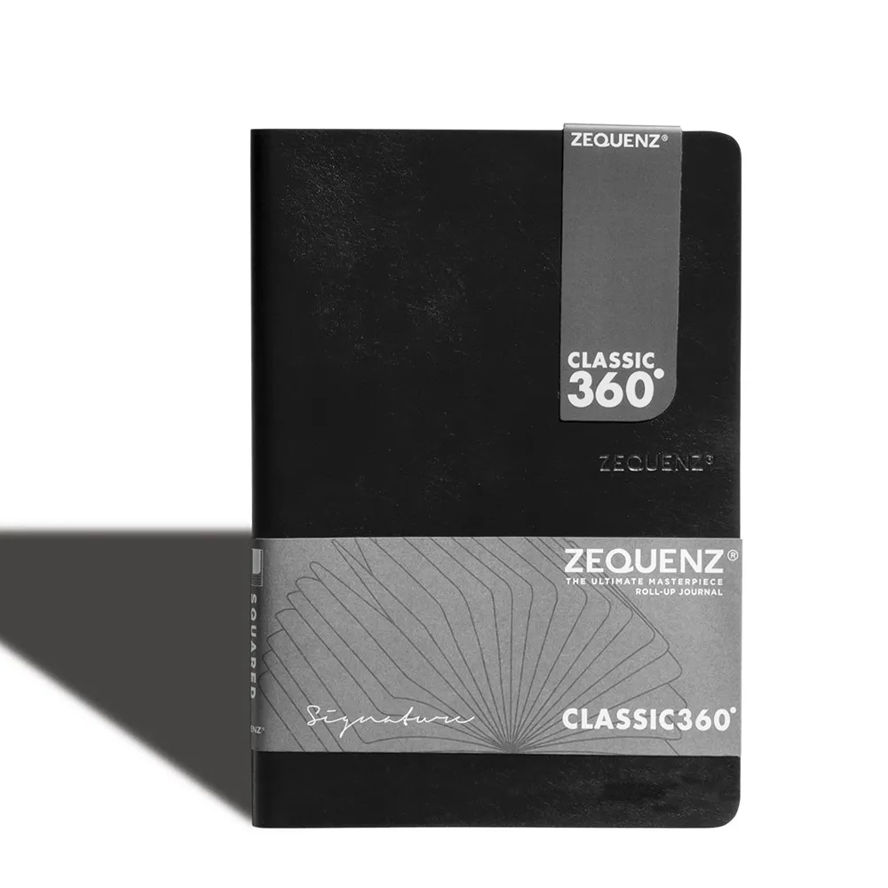 ZEQUENZ 360度輕量可摺疊捲曲筆記本(黑色)(A5)(橫條內頁) 歷史價格詳細信息