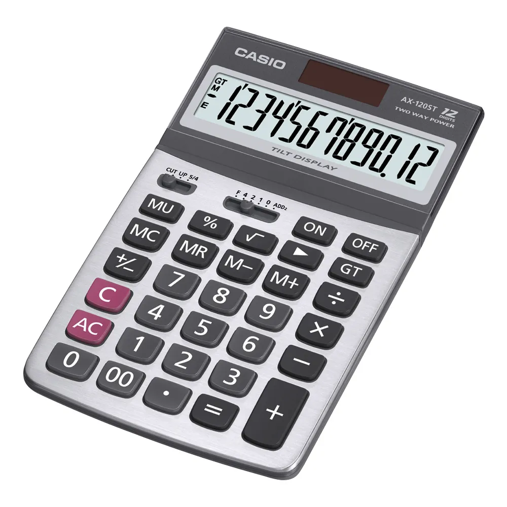 卡西歐 CASIO / AX-120ST / 商用可掀面板型計算機 [ 官方直營 ] 歷史價格詳細信息