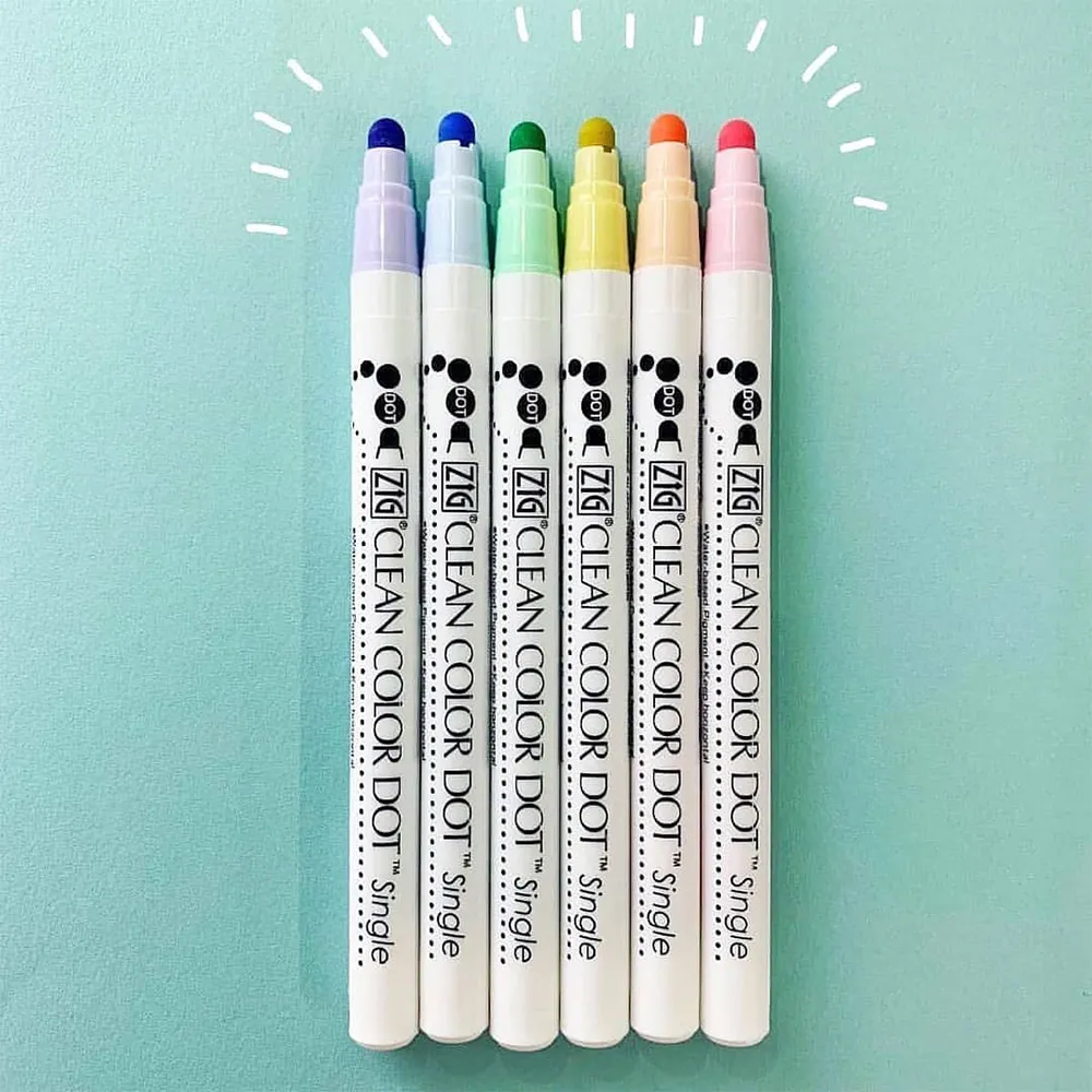 日本吳竹Kuretake ZIG CLEAN COLOR彩繪毛筆畫筆RB-6000AT/12VA彩繪筆(12色) 歷史價格詳細信息