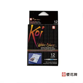 SAKURA 櫻花 - koi 金屬珠光塊狀水彩寫生組 (12色) 歷史價格詳細信息