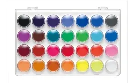 雄獅 粉餅水彩 巨無霸粉餅水彩 8色 12色 16色 28色 36色 48色 水彩 WCC系列 附水彩筆 歷史價格詳細信息