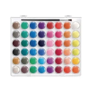 雄獅 粉餅水彩 巨無霸粉餅水彩 8色 12色 16色 28色 36色 48色 水彩 WCC系列 附水彩筆 歷史價格詳細信息