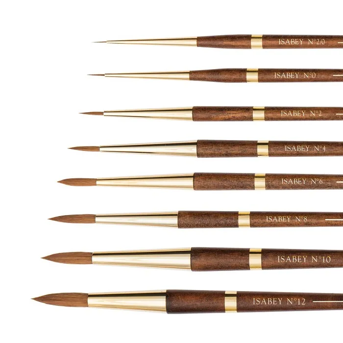 法國 ISABEY 伊莎貝半貂 平頭水彩筆 6239i #6(單支價格) 歷史價格詳細信息
