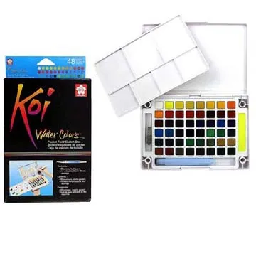 日本SAKURA櫻花塊狀水彩36色寫生組 歷史價格詳細信息