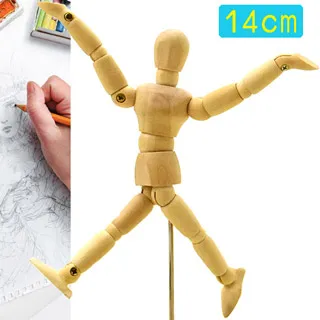 關節木偶人木頭人偶桌面擺件人體模型木質藝品小玩意木偶擺件 歷史價格詳細信息