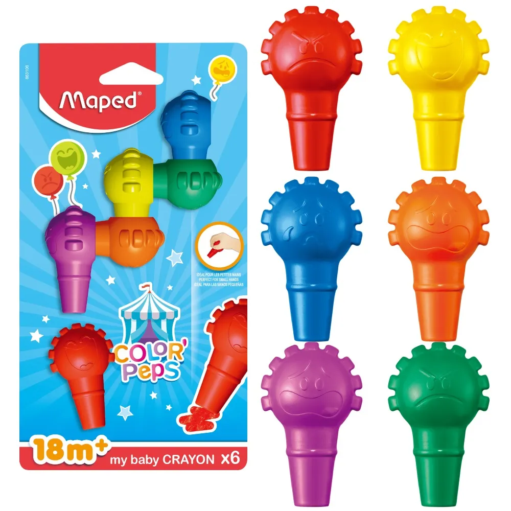 【法國Maped】不沾手三角蠟筆12色 歷史價格詳細信息