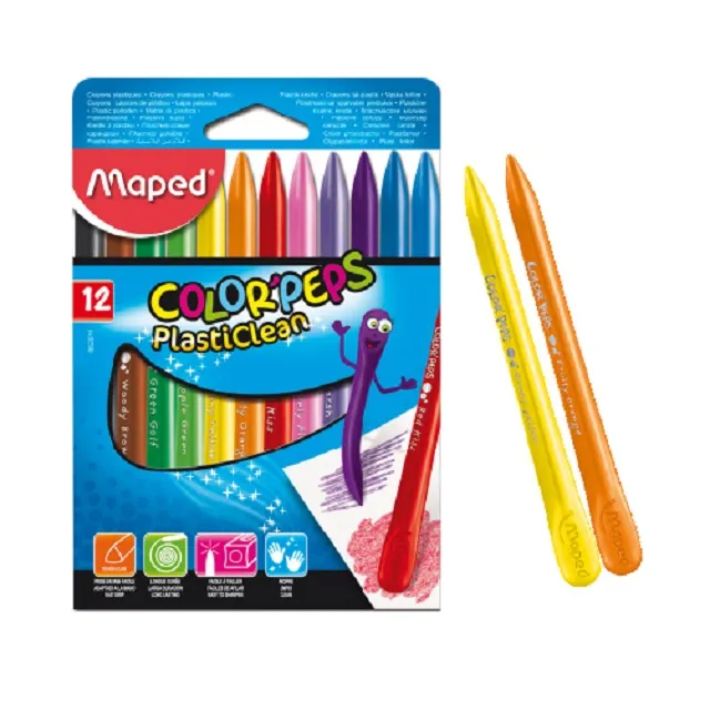 【法國Maped】不沾手三角蠟筆12色 歷史價格詳細信息