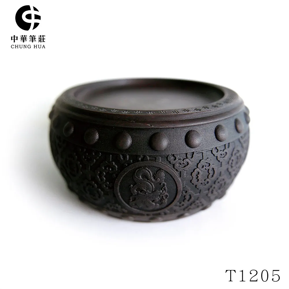 15cm 生肖鼓硯-鼠 石雕硯台／水盂筆洗 ◆肇慶端硯名硯 歷史價格詳細信息