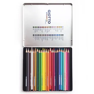 【GIOTTO】STILNOVO 學用六角彩色鉛筆（12色+24色） 歷史價格詳細信息