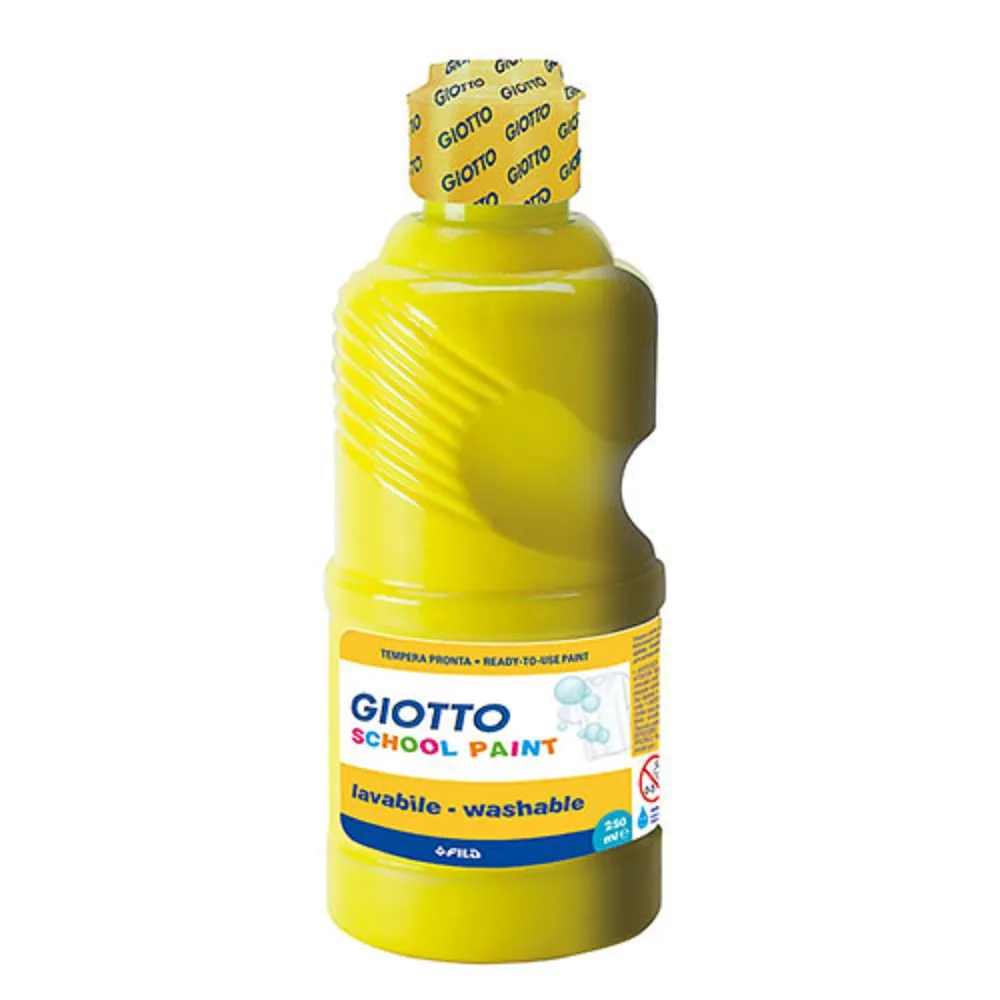 【GIOTTO】可洗式兒童顏料250ml（單罐，白/黃/紅/桃紅/綠/藍/黑/棕..等8色） 歷史價格詳細信息