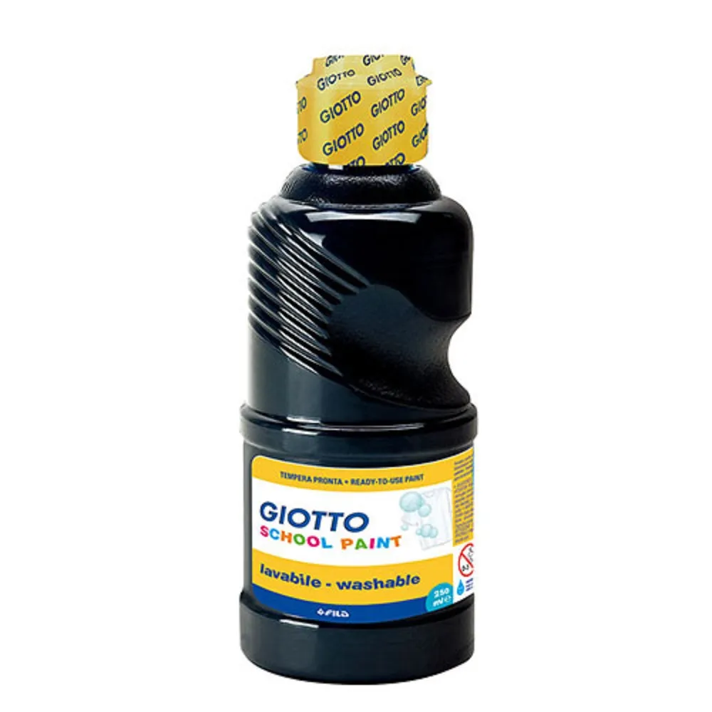 【GIOTTO】可洗式兒童顏料250ml（單罐，白/黃/紅/桃紅/綠/藍/黑/棕..等8色） 歷史價格詳細信息