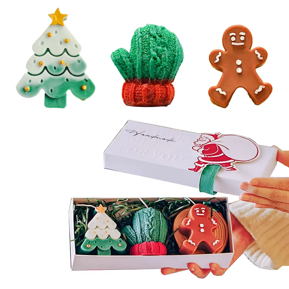 聖誕蠟燭禮盒疊疊樂創意伴手禮拍照氛圍家居擺件 歷史價格詳細信息