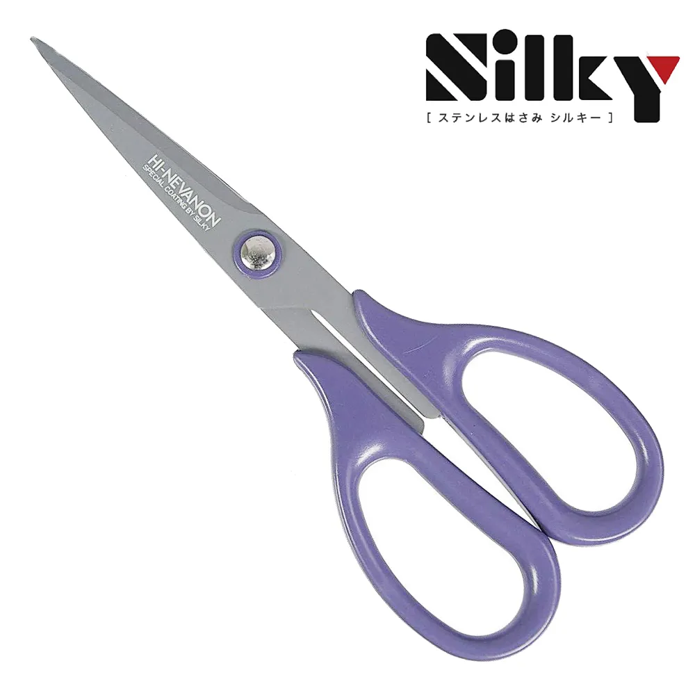 【日本SILKY】不粘膠事務剪刀-160mm 刃物鋼材質 品質保證  銳利、好剪 歷史價格詳細信息