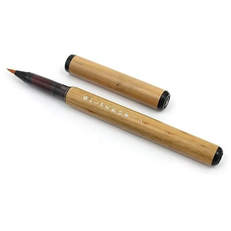 〜毛筆竹帶布袋〜攜帶 捲簾 書畫用品 歷史價格詳細信息