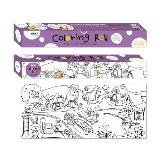 [N次貼] Coloring Roll著色畫軸(大) 310x715mmx5循環圖-歡樂小鎮-69015 歷史價格詳細信息