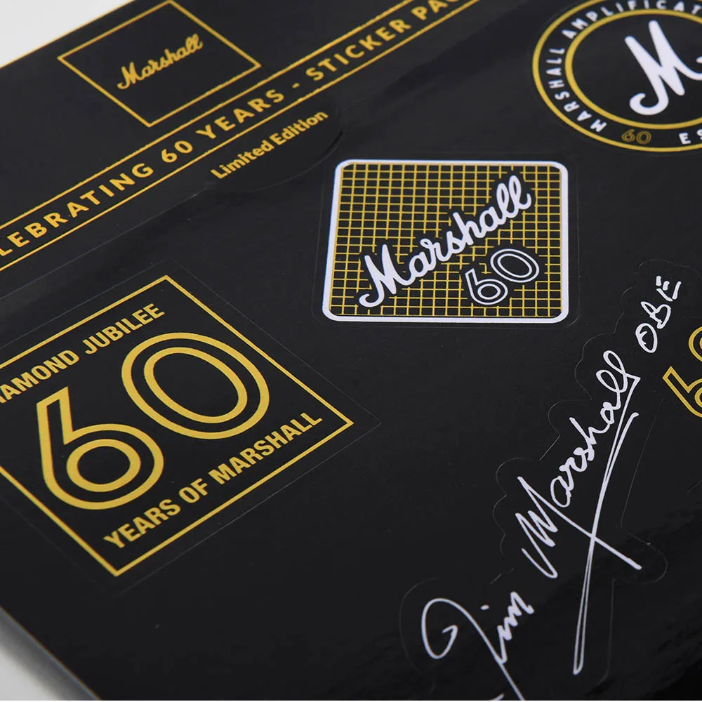 Marshall 60Th Anniversary Sticker 貼紙【LifeTech】 歷史價格詳細信息