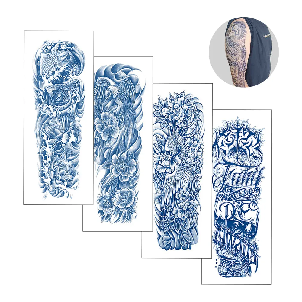 【Mesenfants】(6入)刺青貼紙 果汁草本紋身貼紙 半永久微刺青 長效持久型6*10.5cm 歷史價格詳細信息