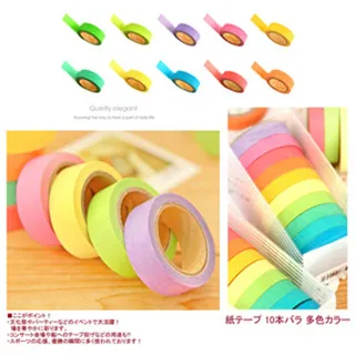 和紙膠帶 手寫修飾高粘性黃色貼紙 diy彩色和紙 建築用膠帶 歷史價格詳細信息