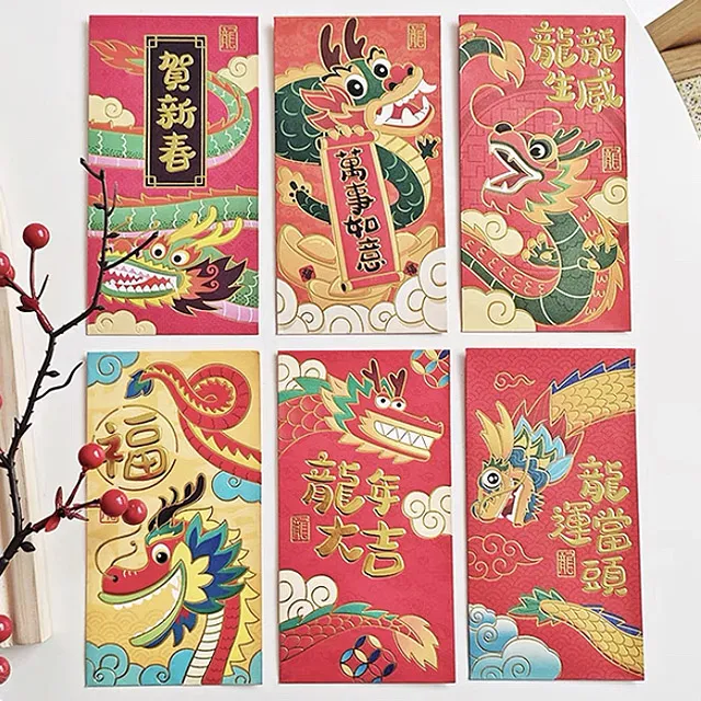 利是封紅包袋-龍年組合C六入 歷史價格詳細信息