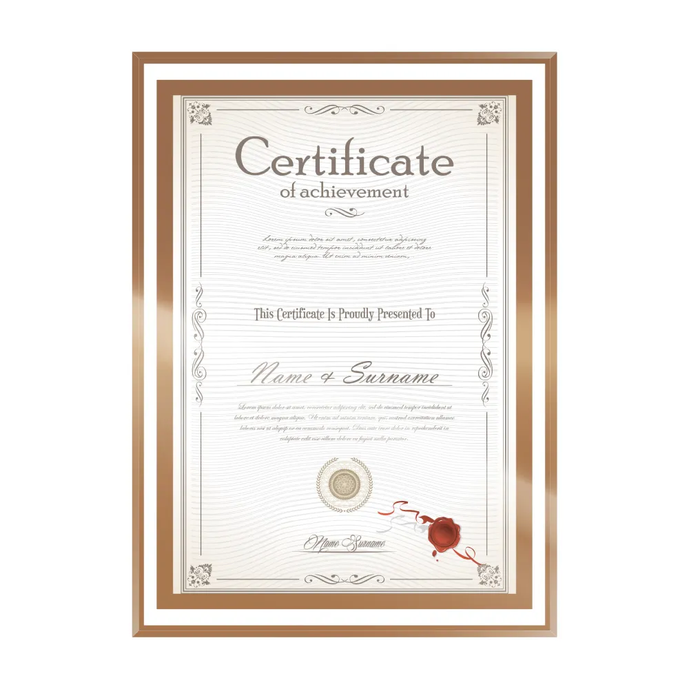 玻璃A4獎狀框證書相框-桂冠銀 歷史價格詳細信息