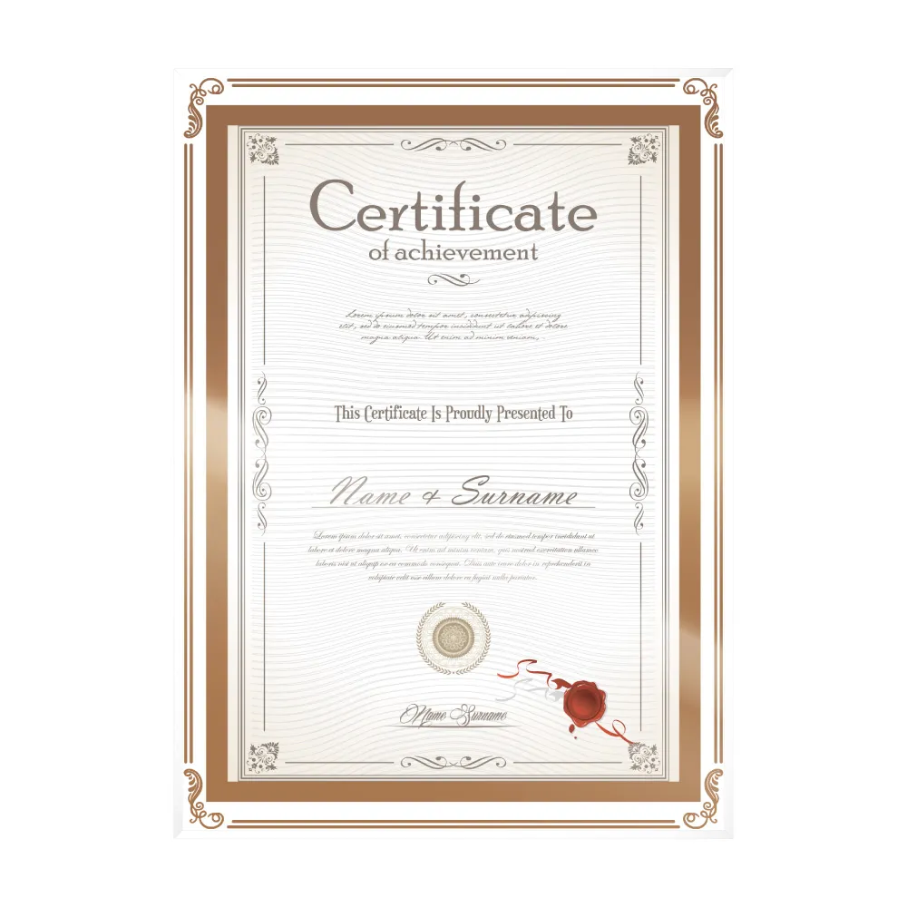 玻璃A4獎狀框證書相框-桂冠銀 歷史價格詳細信息