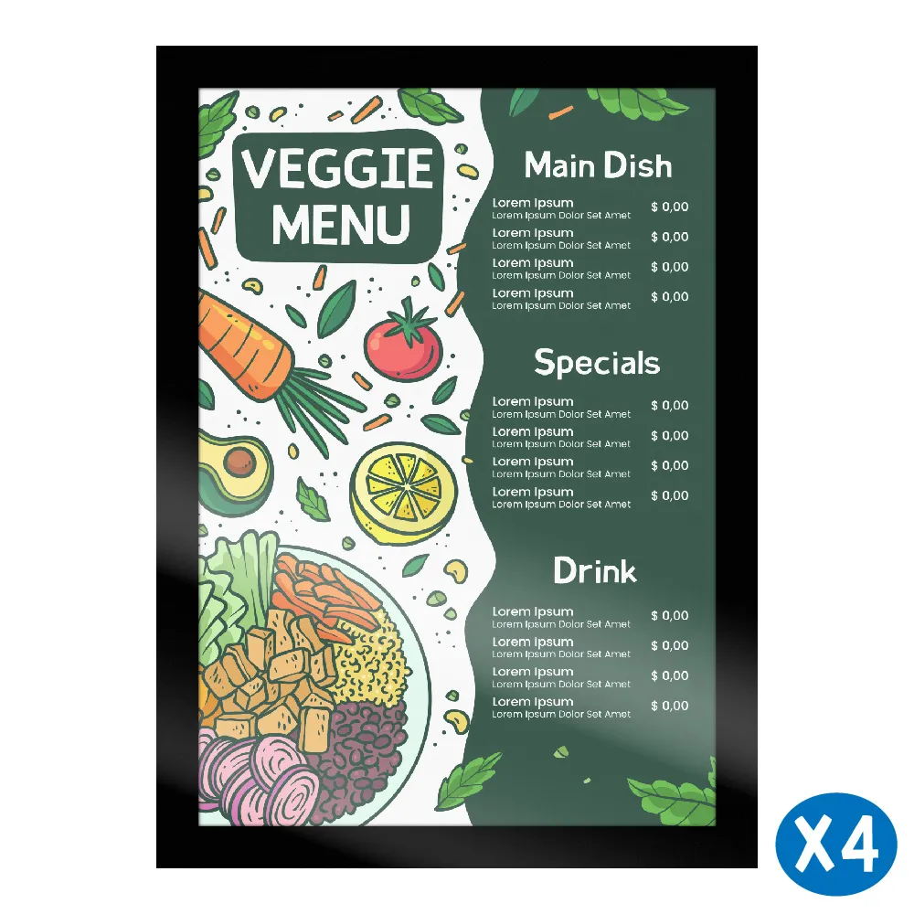 磁性展示貼  A4 展示貼 A3新版營業執照框磁性貼a5a6照 展示牆白版貼磁性黑板貼 歷史價格詳細信息