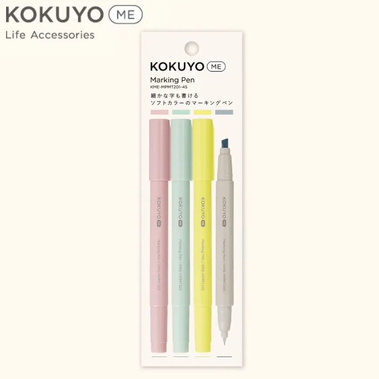 KOKUYO ME Mark+兩用螢光筆4入 歷史價格詳細信息